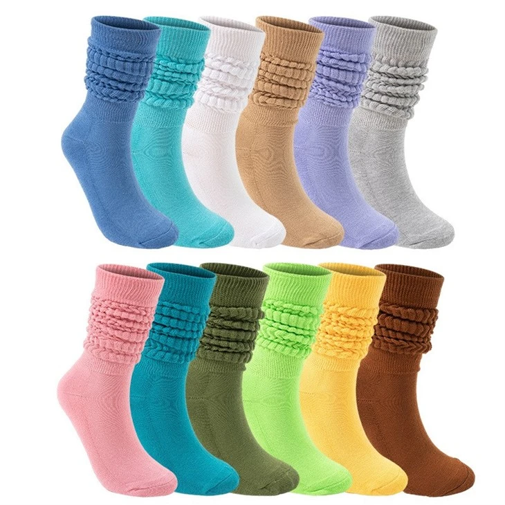 Women's Colorful Slouch Sock